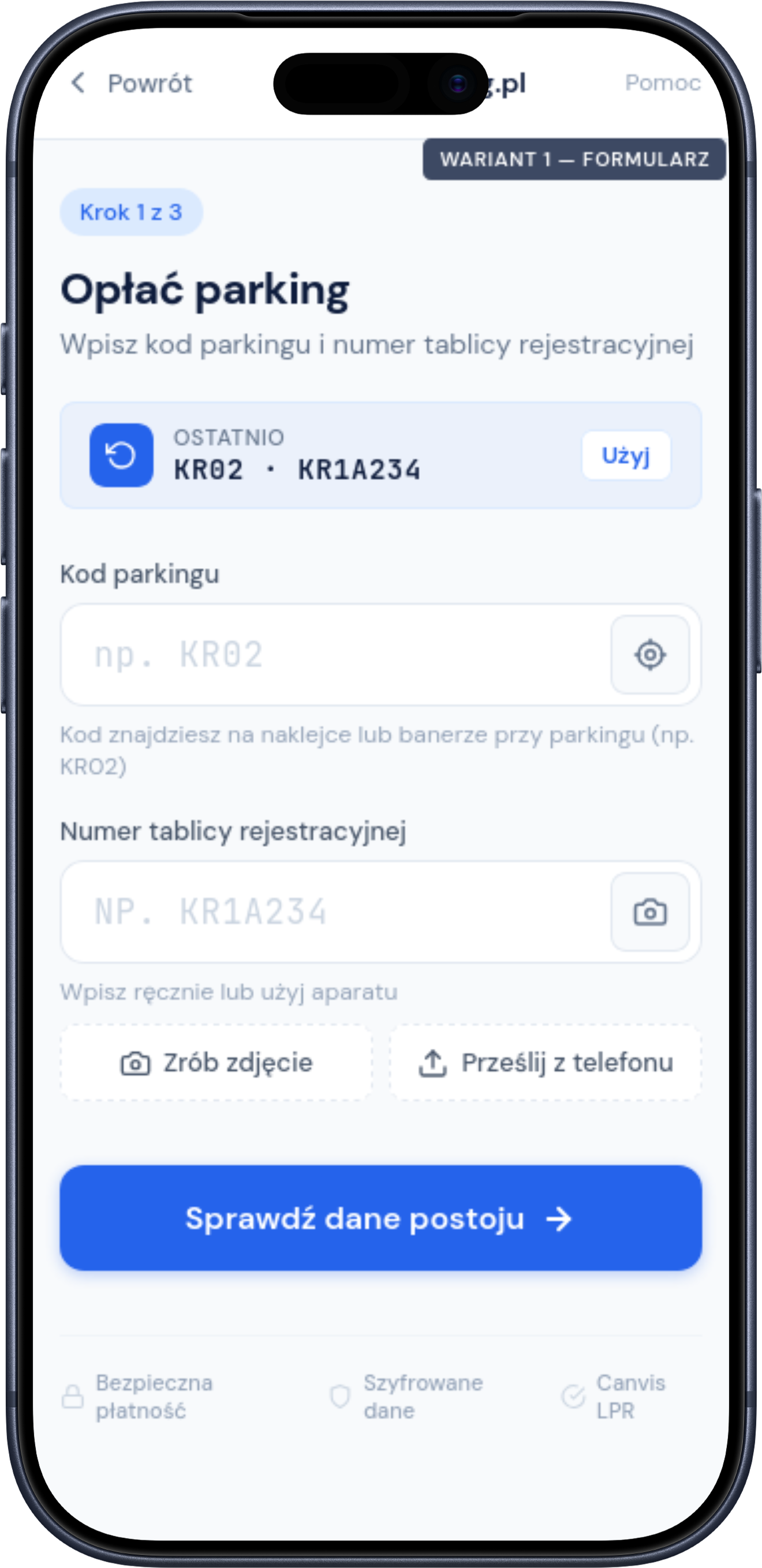 Aplikacja zaparking.pl